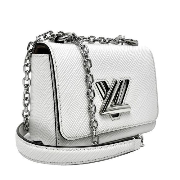 Louis Vuitton Twist Mini Twist Mini Bag Shoulder Bag Epi Electric White Silver - Picture 2 of 9